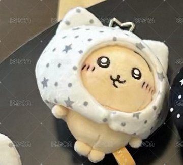 白色星星貓耳