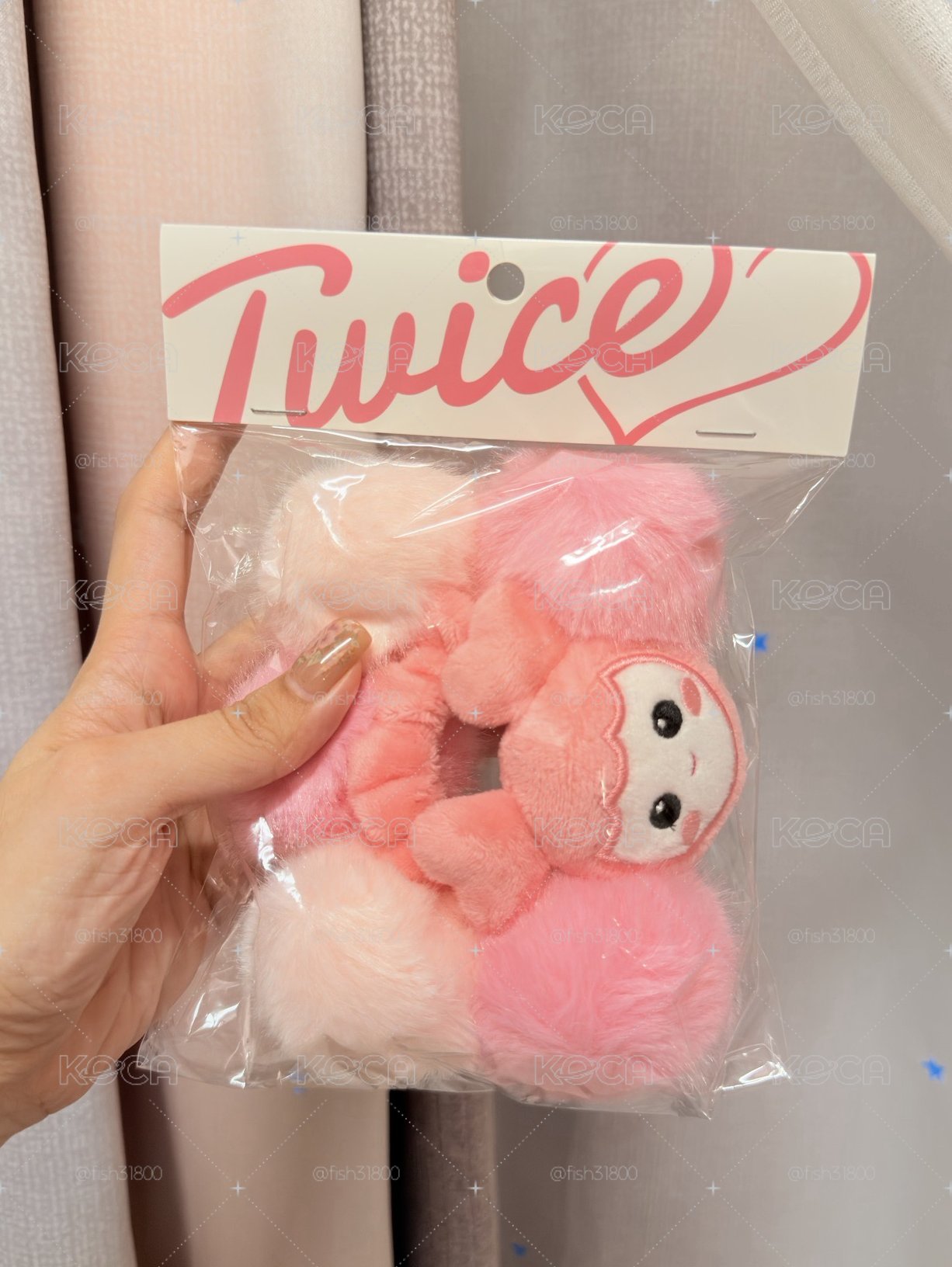 Twice momo六巡 新國立 髮飾 大腸圈