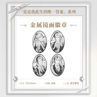 kkc 五週年特別展覽 金屬鏡面徽章