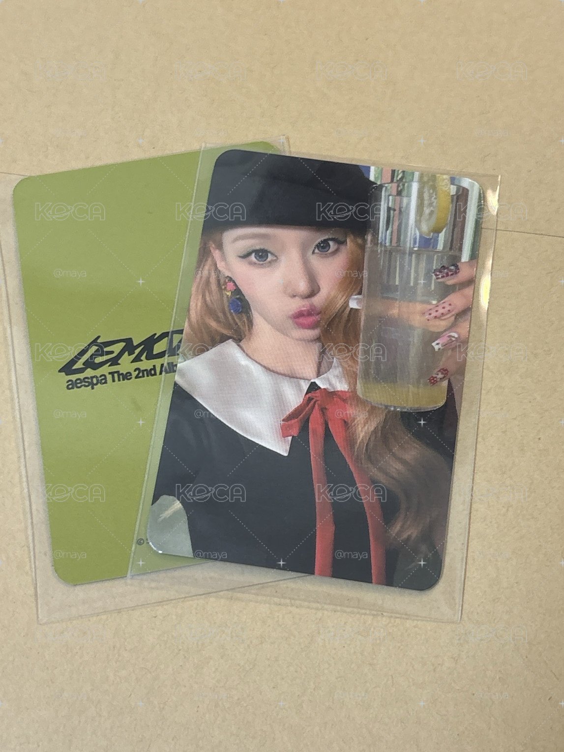 aespa Lemonade 正規二 K4幸運卡 冬K4冬
