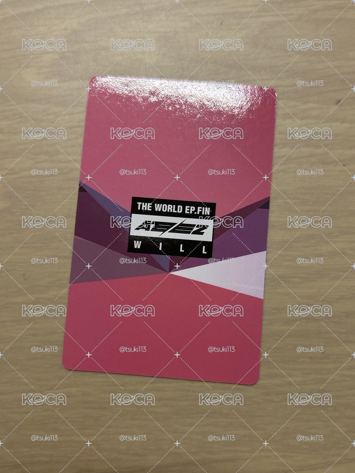 ATEEZ 朴星化 Will bn 特典卡 HEART ver.