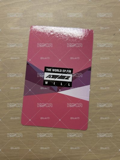 ATEEZ 朴星化 Will bn 特典卡 HEART ver.