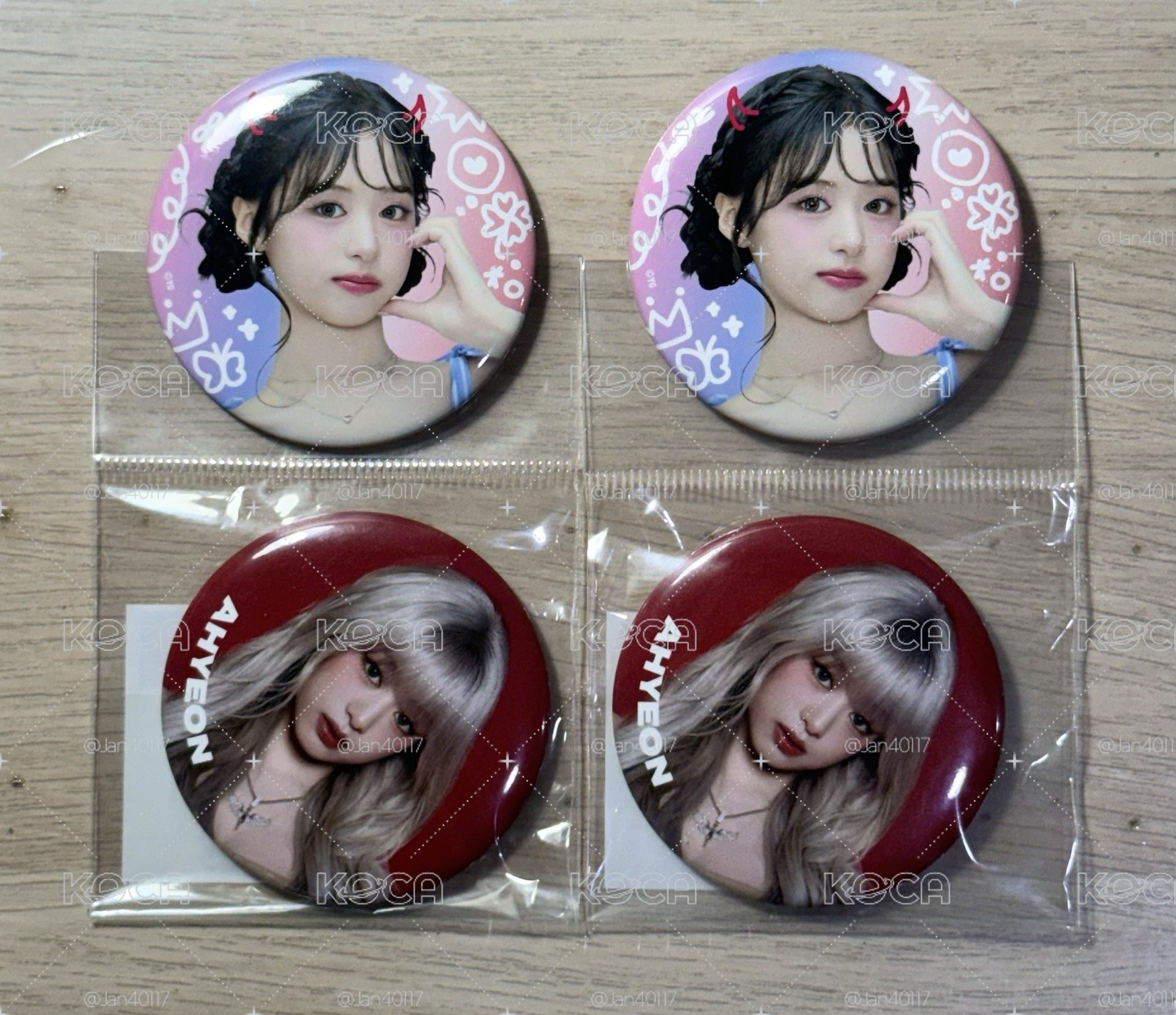 Babymonster Ahyeon 官方徽章