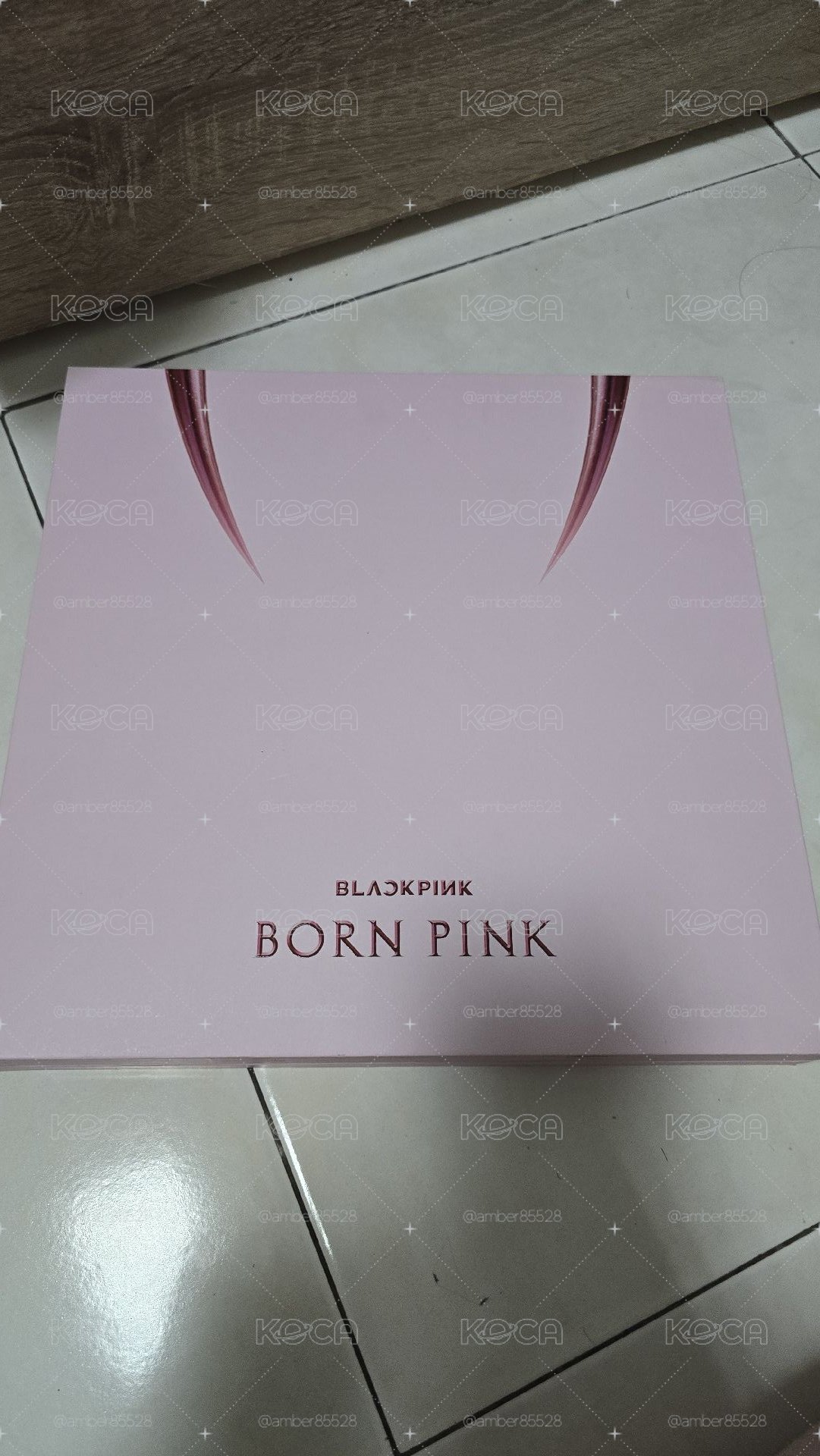BORN PINK 專輯 粉膠版 空專 