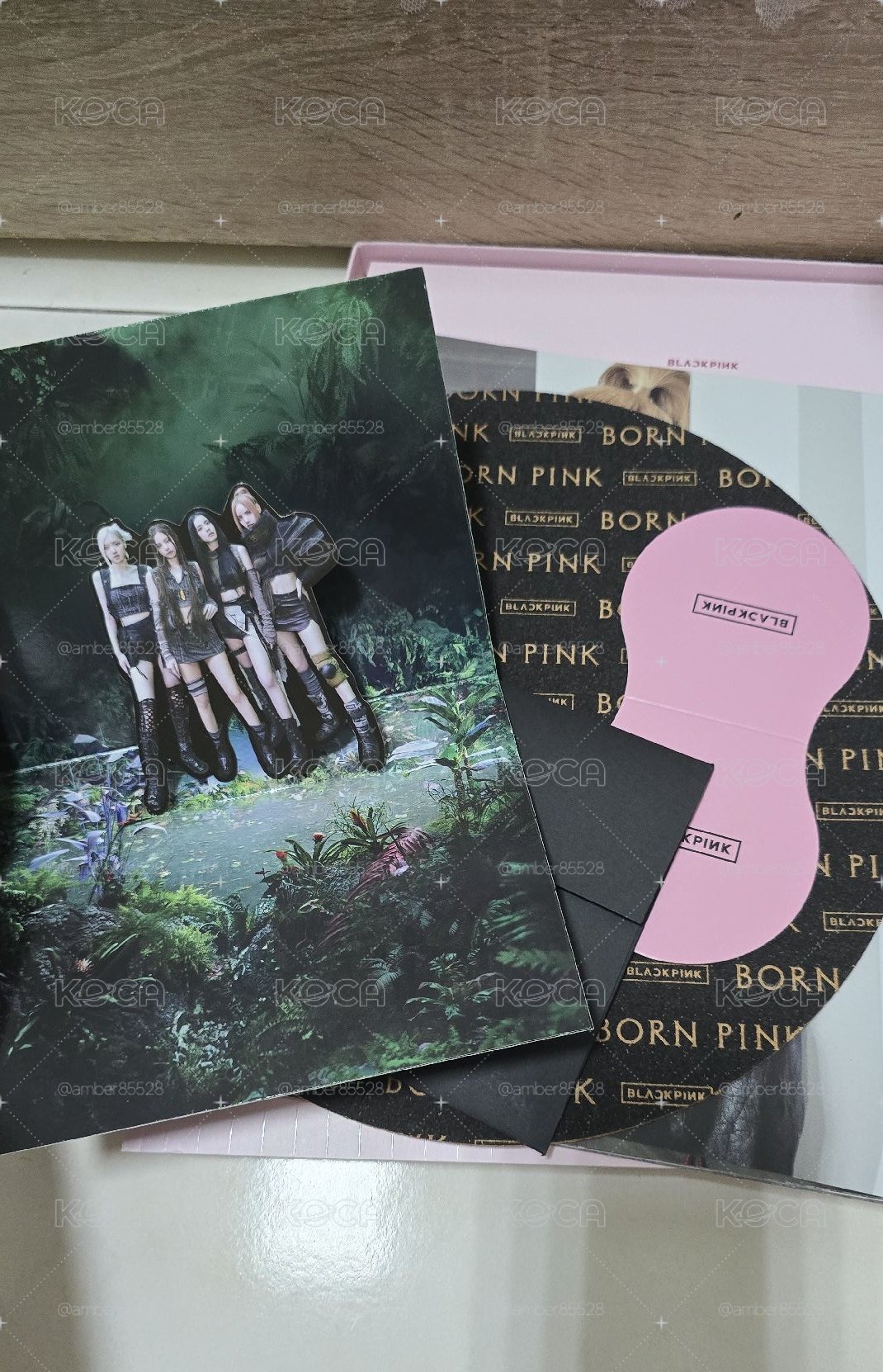 BORN PINK 專輯 粉膠版 空專 