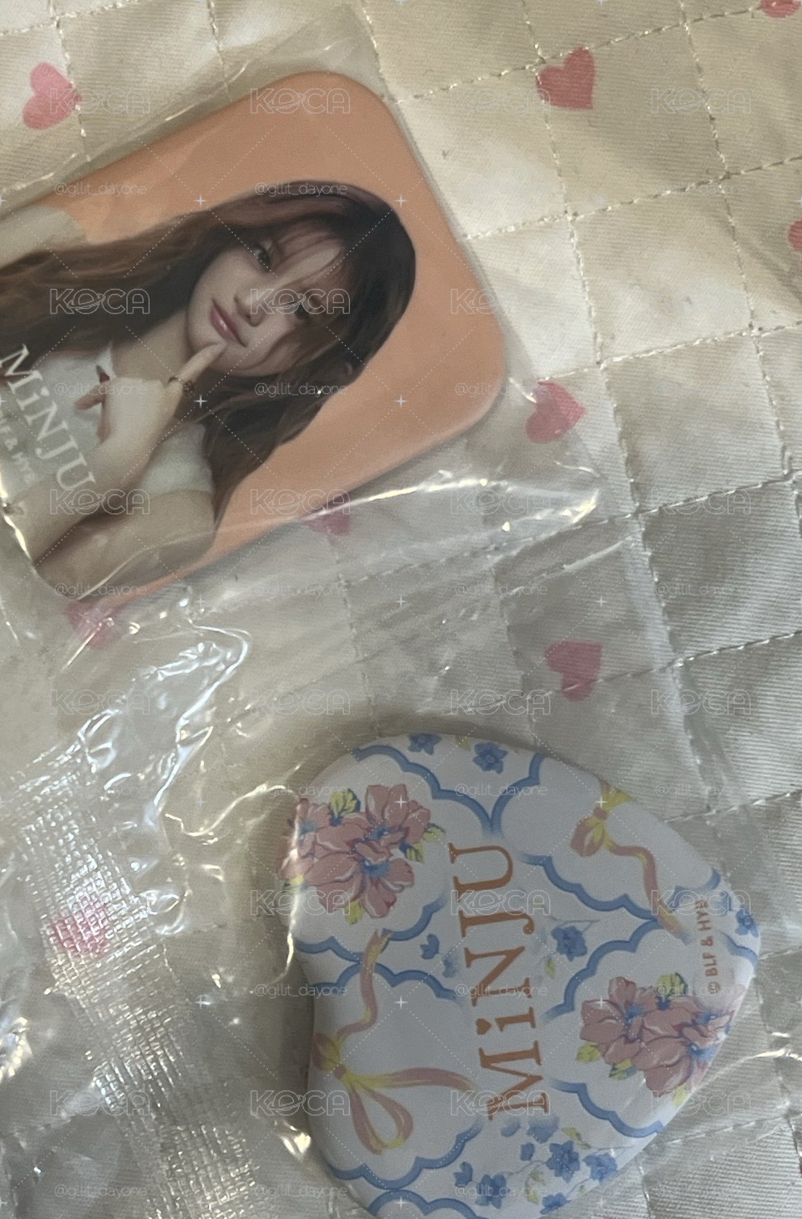 朴慜柱一番賞徽章