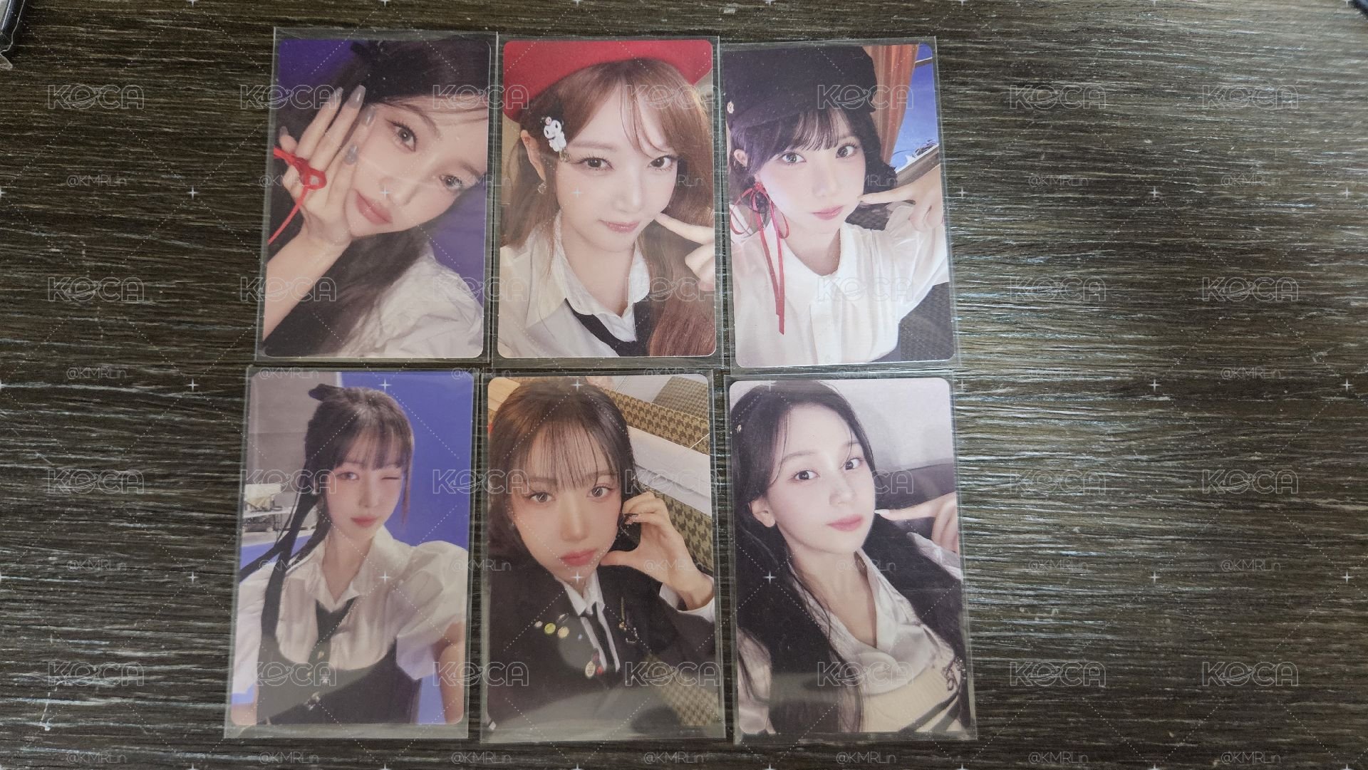Gfriend 十週年 玻璃珠 專卡一套