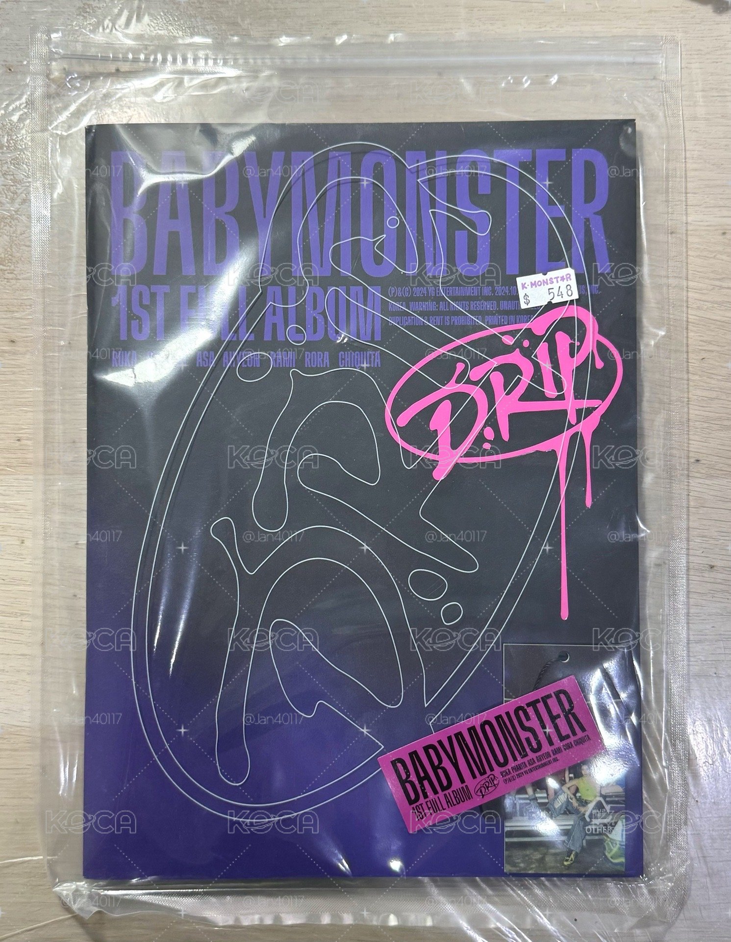 Babymonster Drip 已拆全專