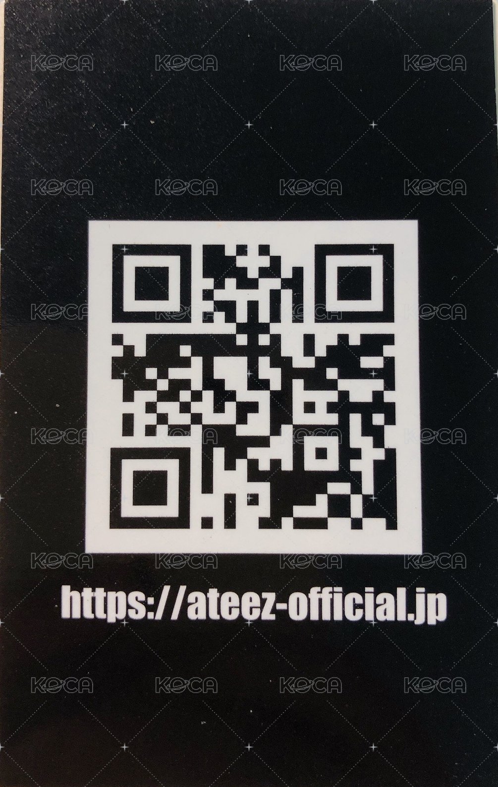 KCON JAPAN 2019 入場卡 / 場限卡  背面