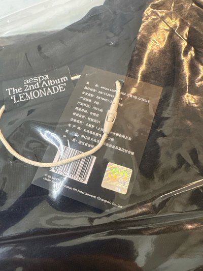 aespa 吉賽爾 Giselle Lemonade中國快閃限定 無袖T恤 F碼 僅衣服