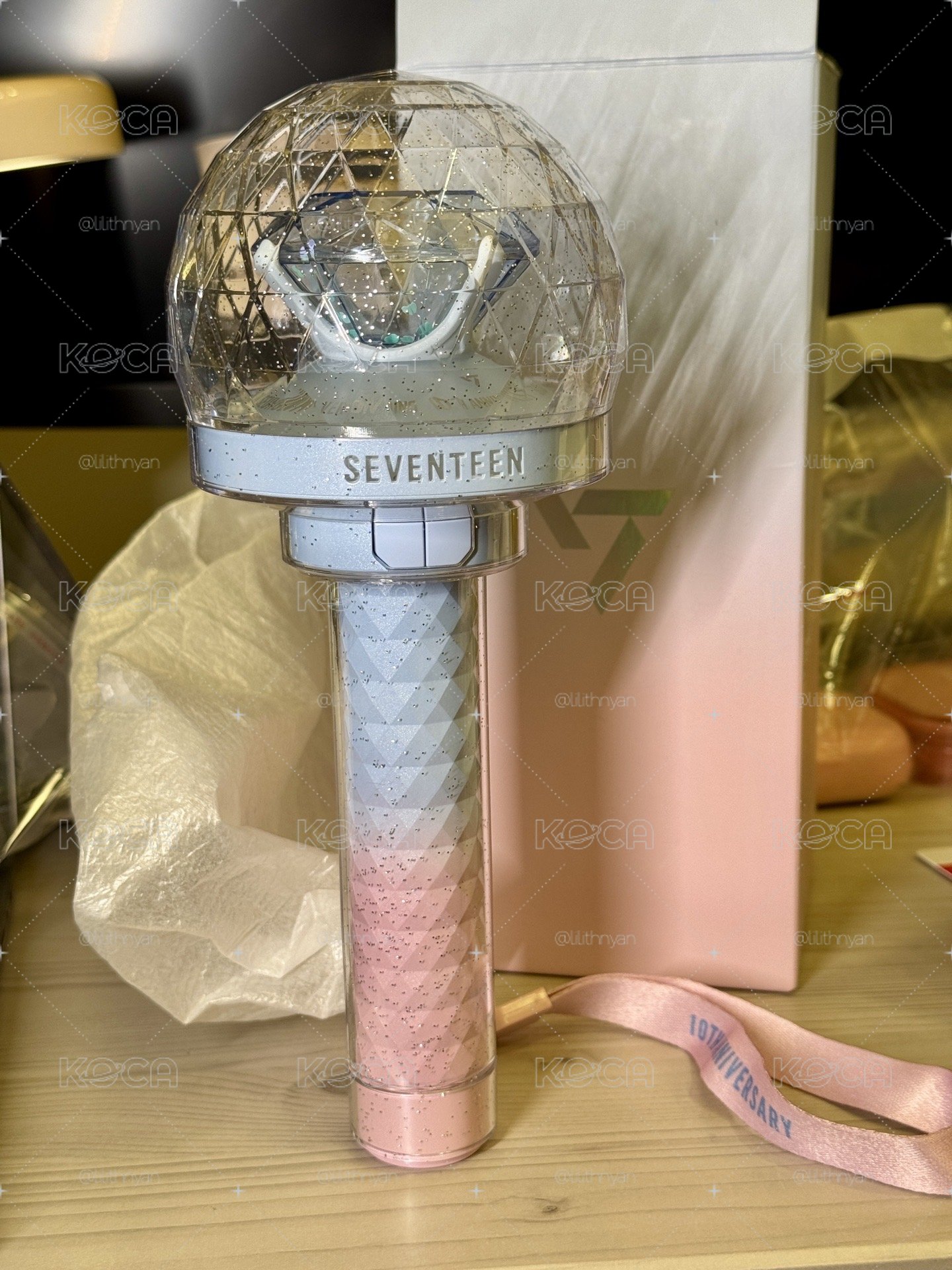 seventeen 十週年克拉棒 應援棒 手燈 小克拉棒
