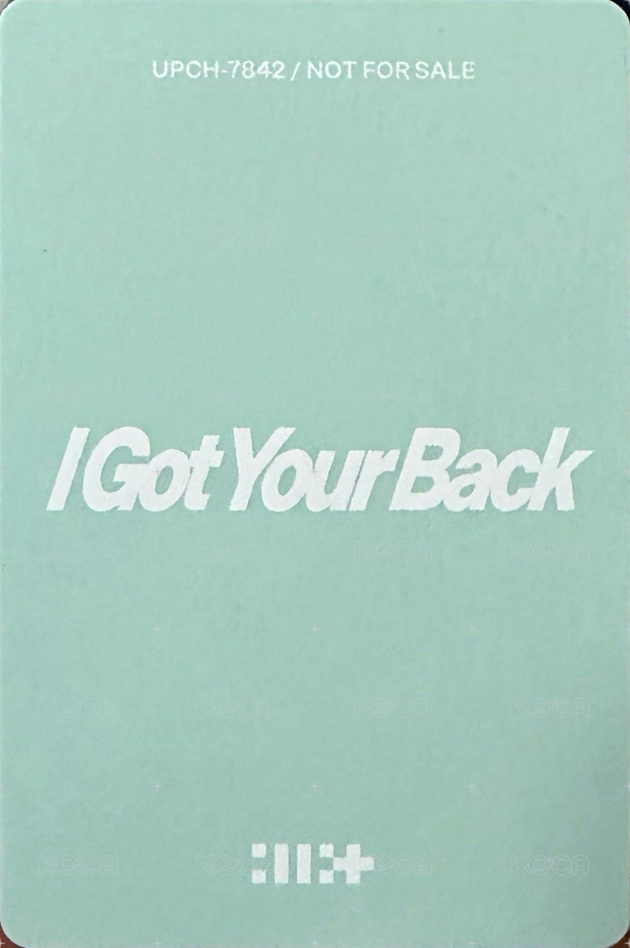 I Got Your Back 初回限定盤 小分隊 專輯卡  背面