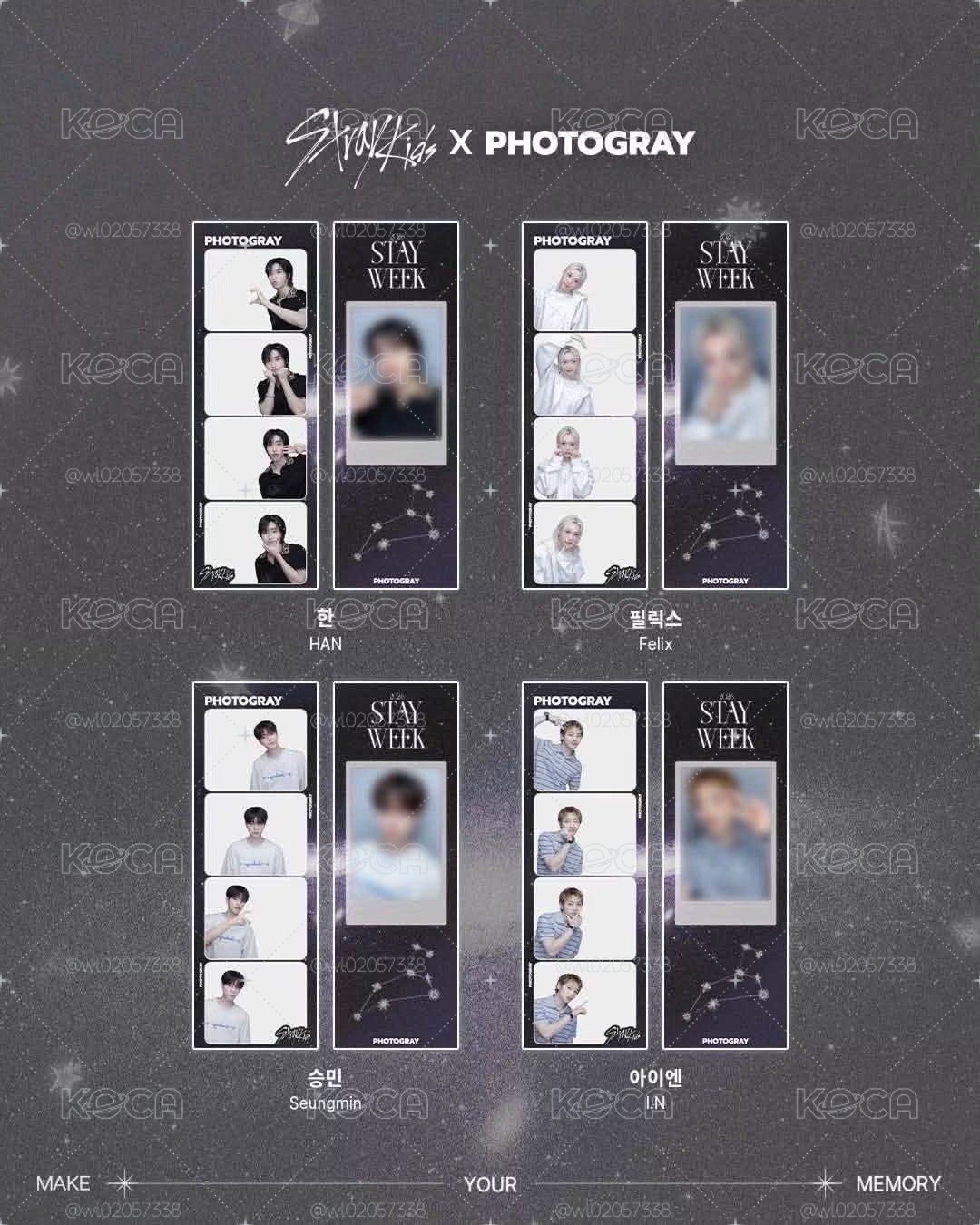 Stray Kids STAY WEEK PHOTOGRAY 人生四格