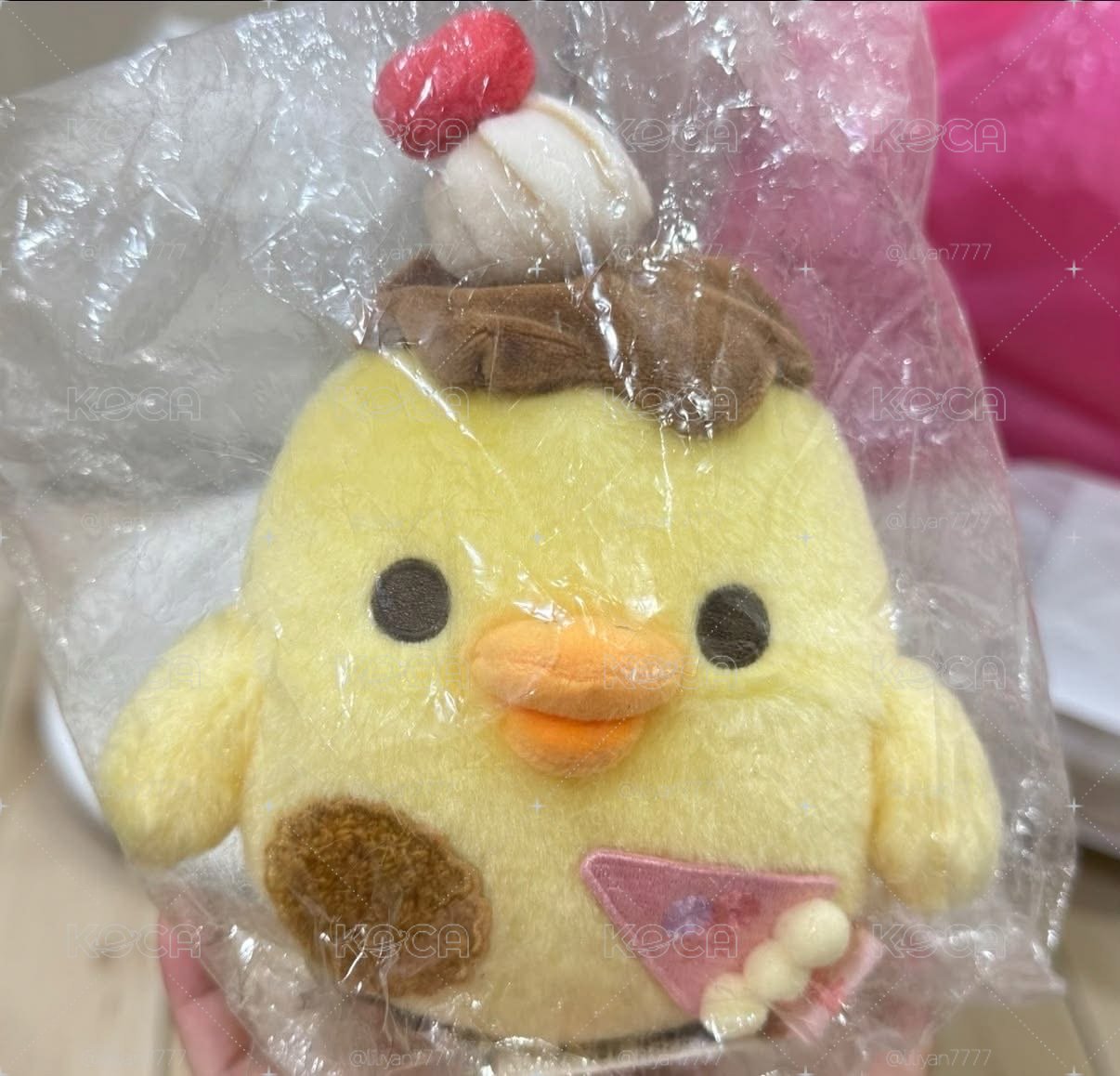 小黃雞布丁款/拉拉熊帆布袋