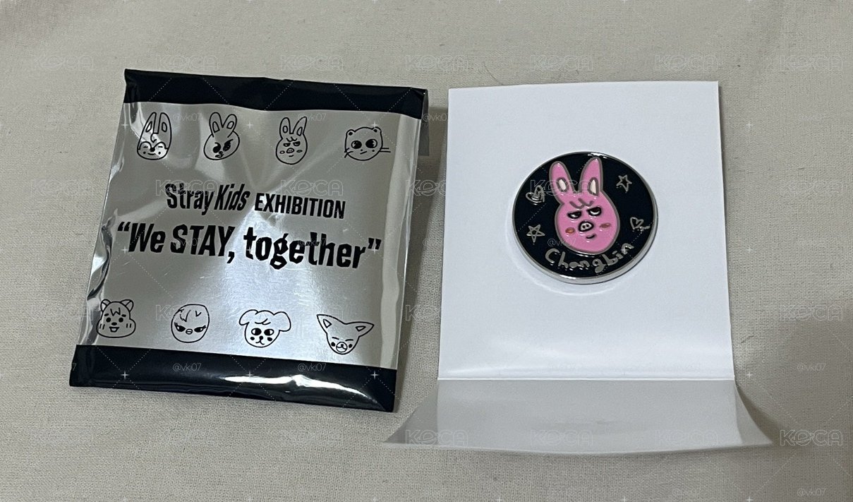 Stray Kids EXHIBITION 日本展覽會 We STAY, together 成員設計徽章 彬 