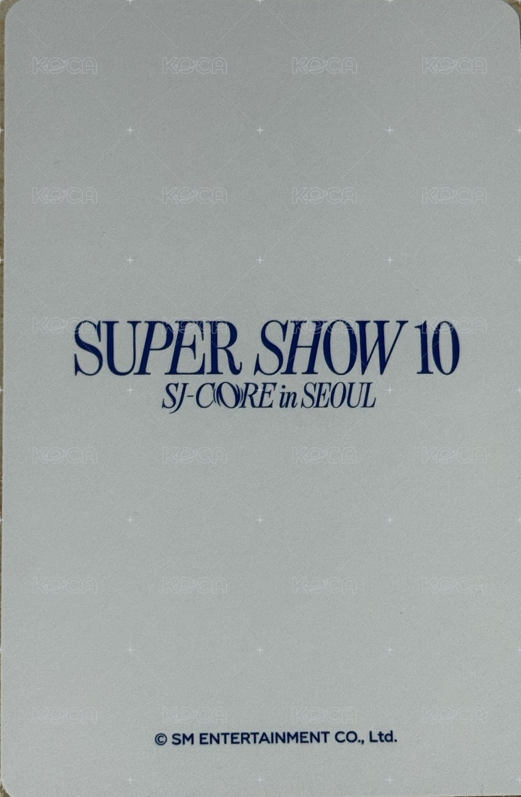 SS10安可場 周邊卡 戒指卡 背面