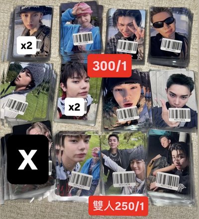 LNGSHOT小卡｜杜巧小卡｜證件照小卡｜KMS中文卡背｜貼紙書B版｜練習日小卡