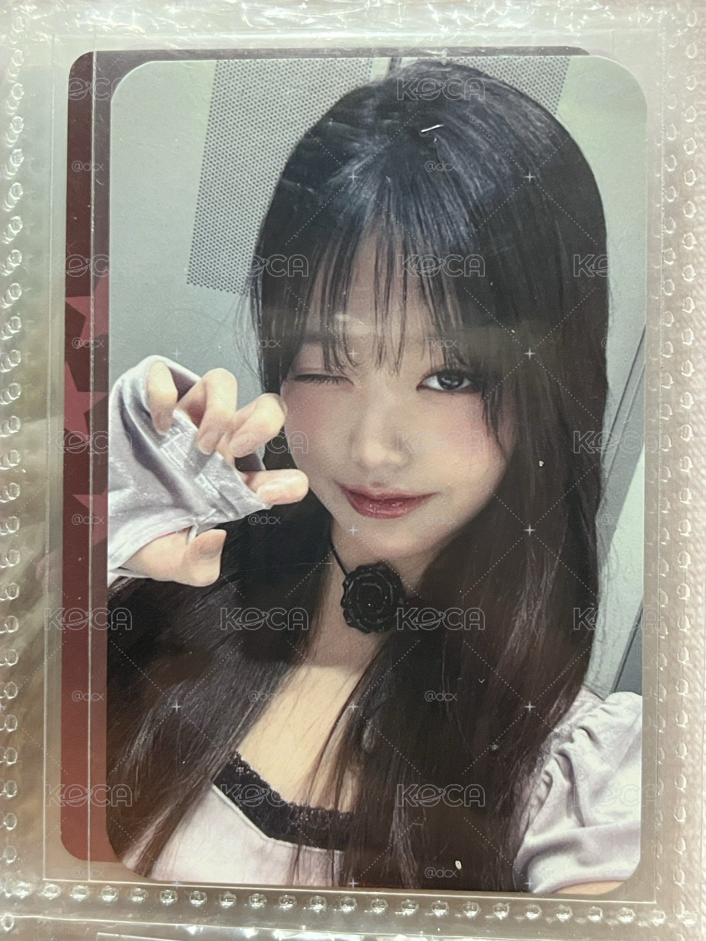 IVE 張員瑛 Wonyoung IVE SWITCH sw 11.0 黑薔薇貓爪員