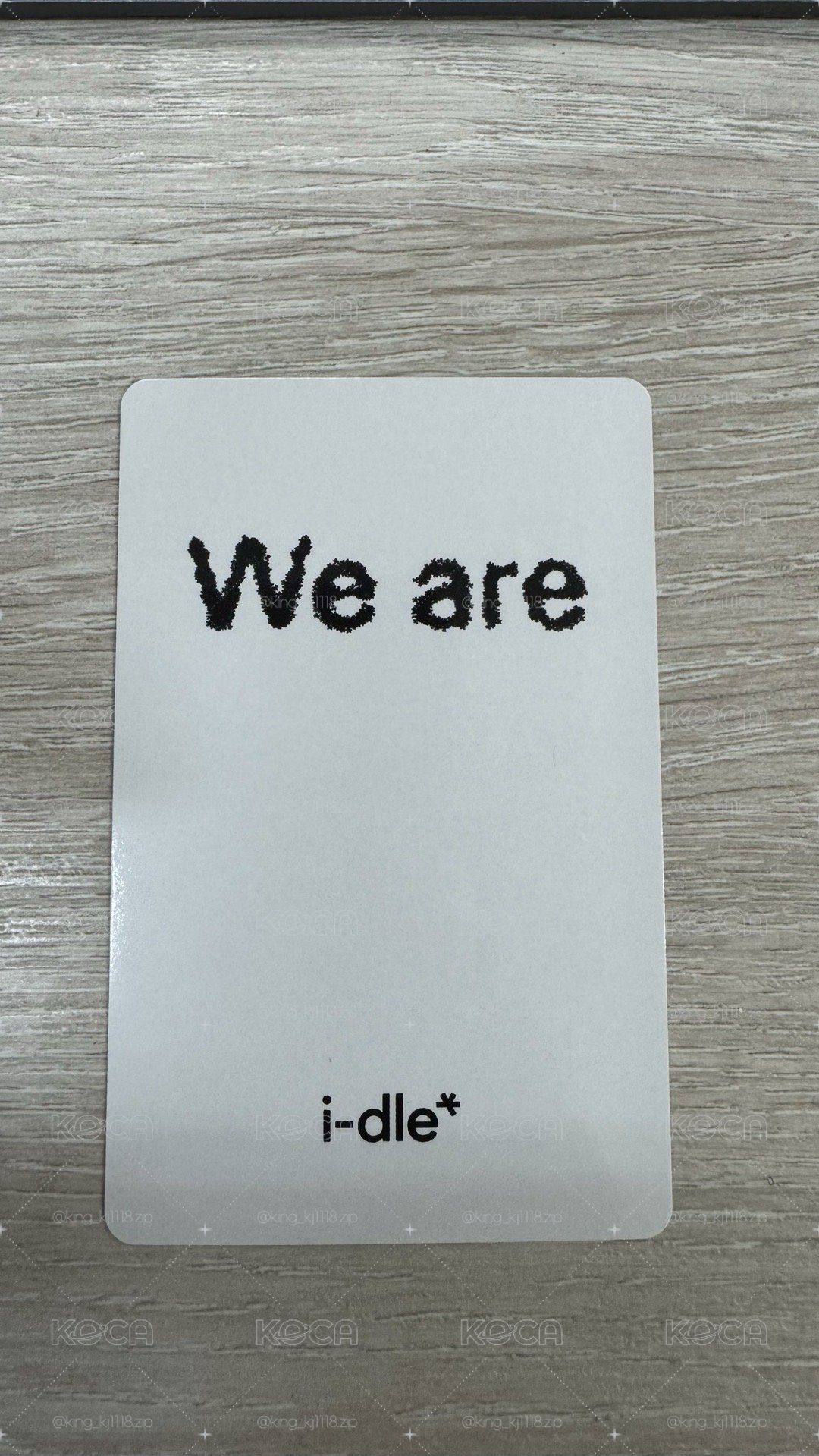 琦 We are 泡泡摩奇 幸運卡 A ver.