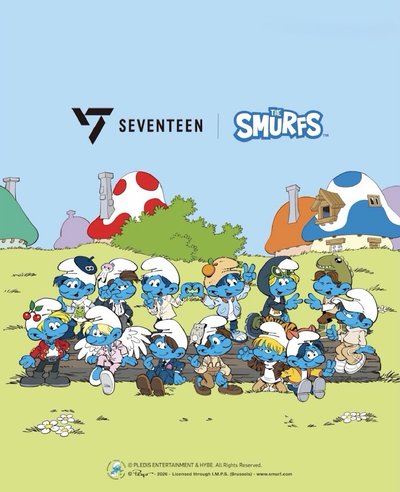 SEVENTEEN x SMURFS