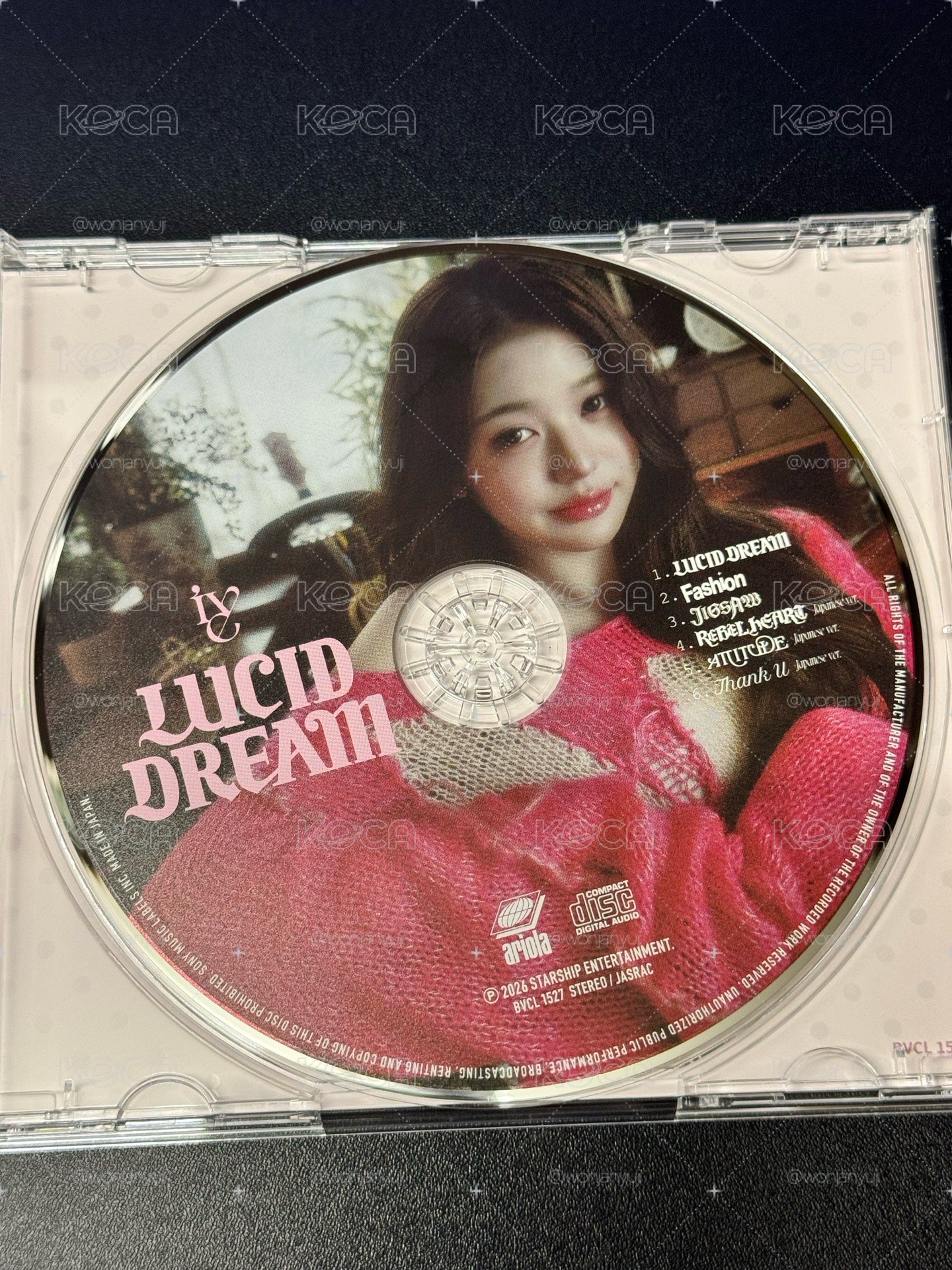 LUCID DREAM 通常盤 ，CD員封面，配置員栗卡