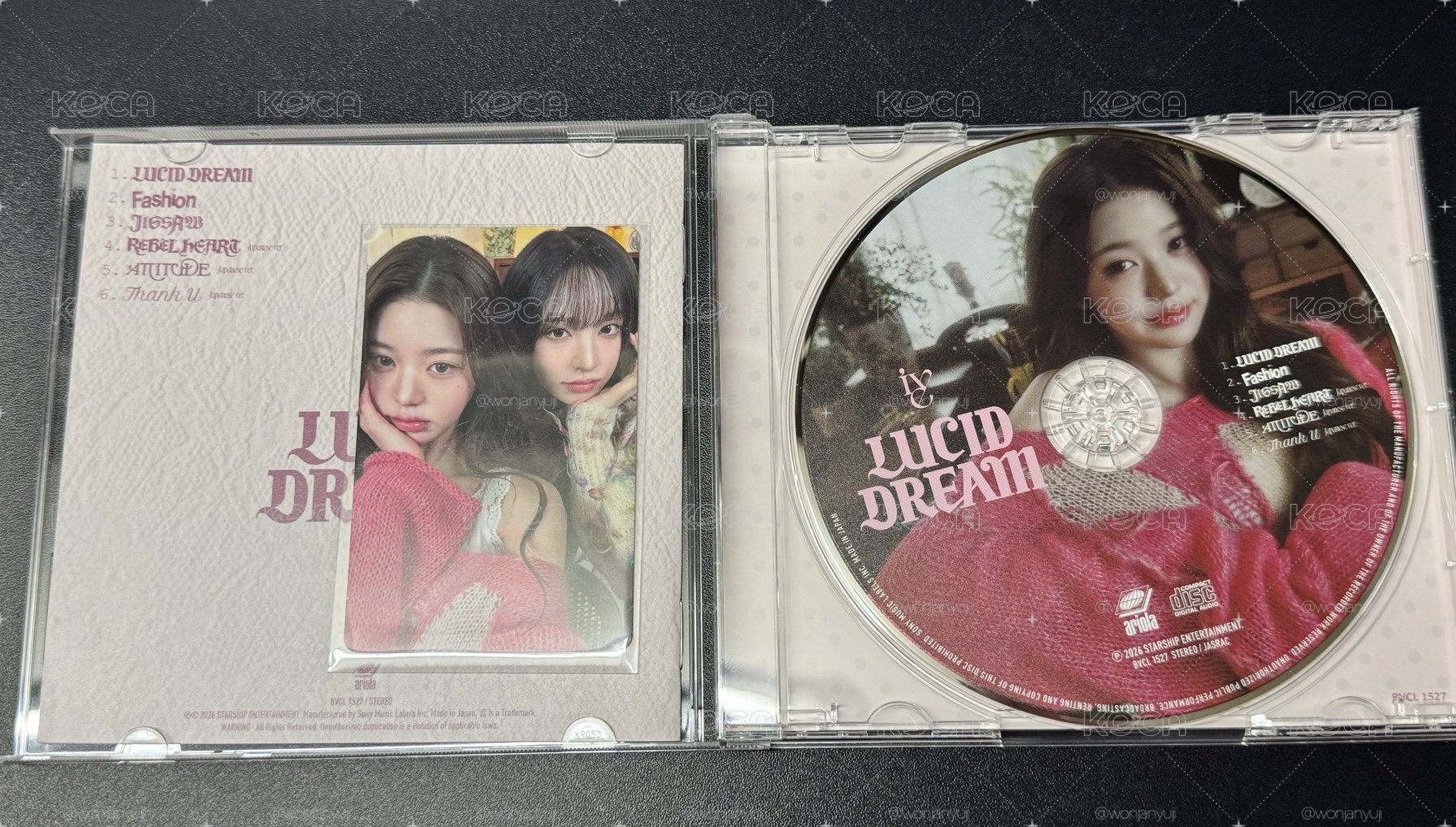 LUCID DREAM 通常盤 ，CD員封面，配置員栗卡