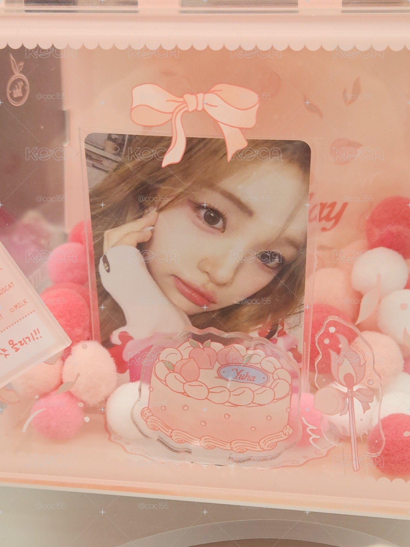 YUHA 生日MD 壓克力展示盒