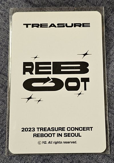 2023 TREASURE CONCERT [REBOOT] IN SEOUL SO JUNGHWAN 🐮