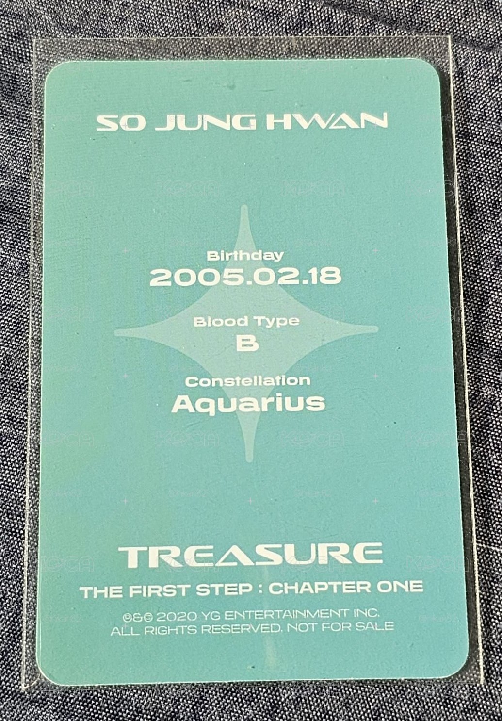 TREASURE THE FIRST STEP:CHAPTER ONE SO JUNGHWAN 🐮
