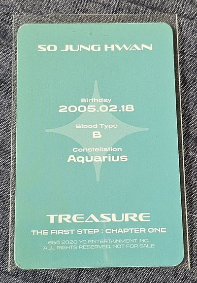 TREASURE THE FIRST STEP:CHAPTER ONE SO JUNGHWAN 🐮