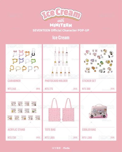 MINITEEN ICE CREAM快閃店代購