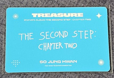 TREASURE THE SECOND STEP:CHAPTER TWO SO JUNGHWAN 🐮