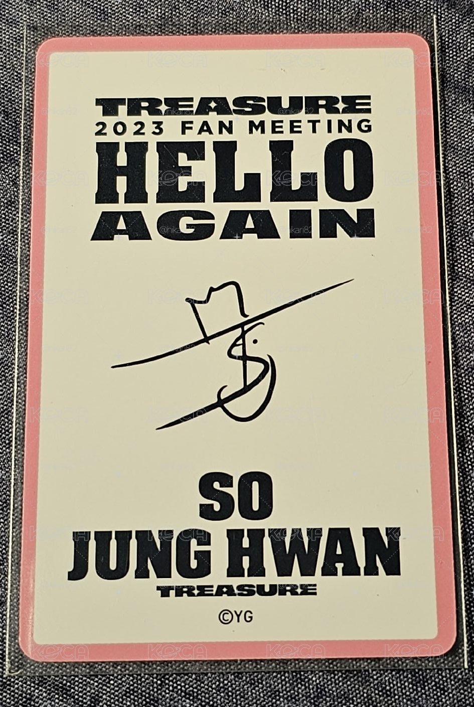 【2023 TREASURE FAN MEETING~HELLO AGAIN~】SO JUNGHWAN 🐮