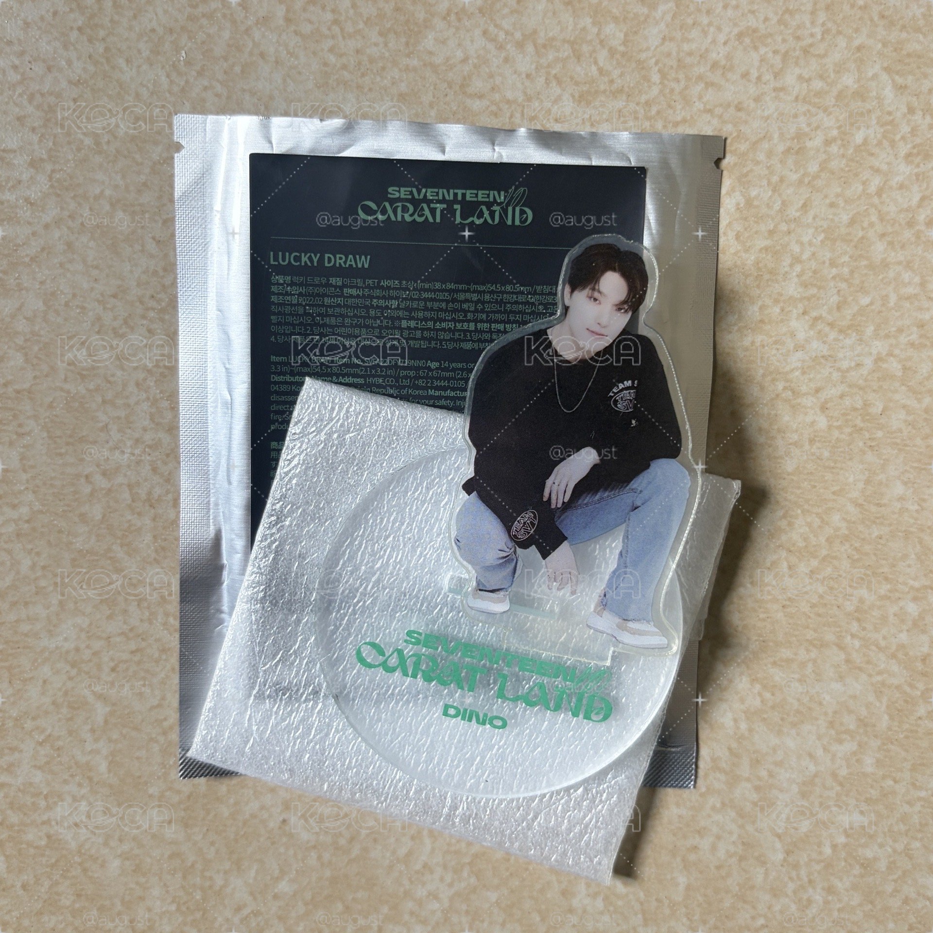 SEVENTEEN 李燦Dino 克拉島立牌+明信片