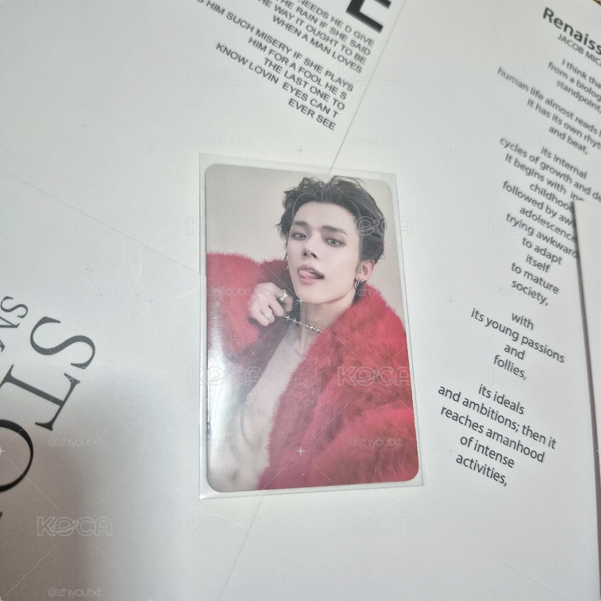⑅ TXT > YEONJUN 崔然竣 NO LABELS PART 01 PB C版 專輯卡