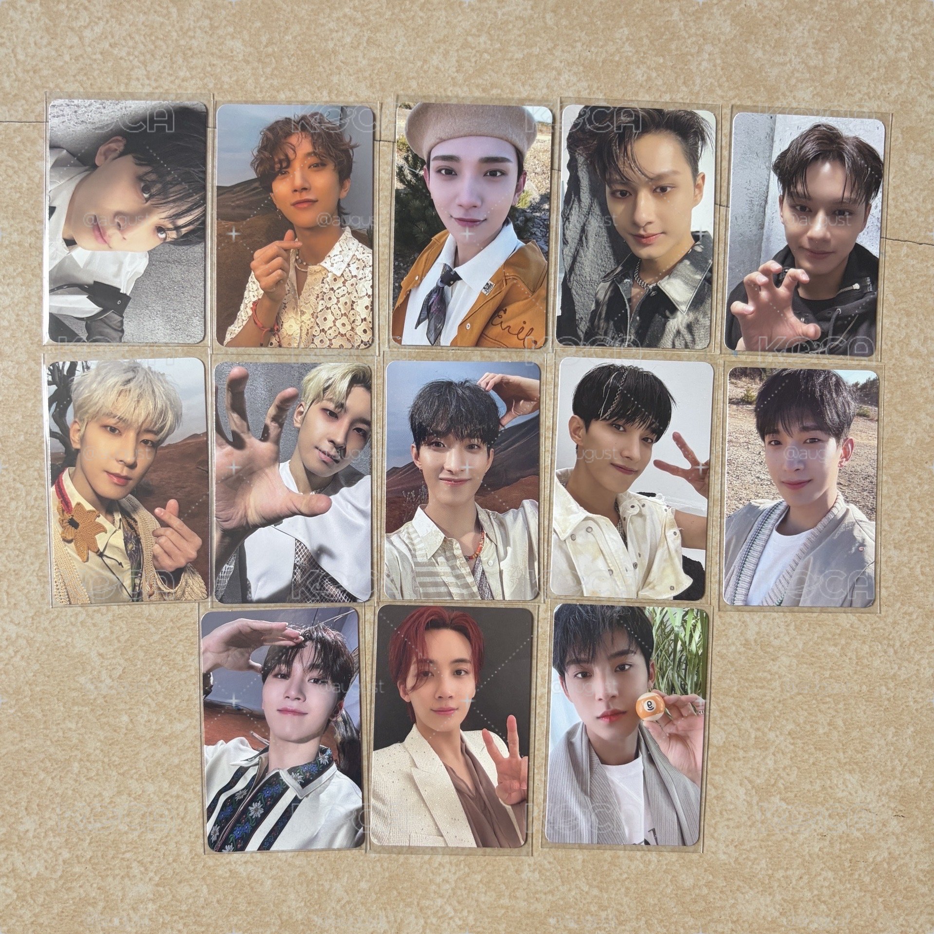 SEVENTEEN 迷八Your Choice 正規四Face the Sun 專卡 小盤