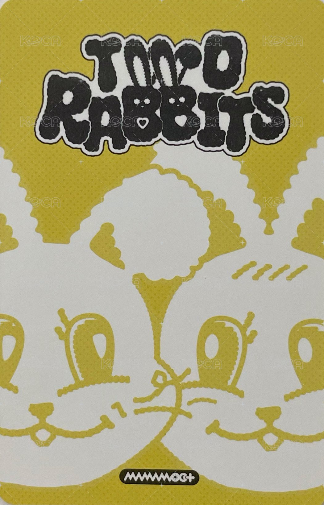 TWO RABBITS Bizent ALL PACKAGE 特典卡  背面