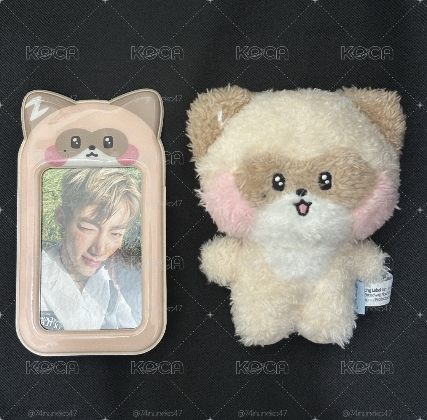 章昊小盤 哈尼尼 毛絨徽章 飯製娃 站立卡套 動物中娃