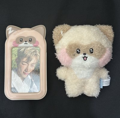 章昊小盤 哈尼尼 毛絨徽章 飯製娃 站立卡套 動物中娃