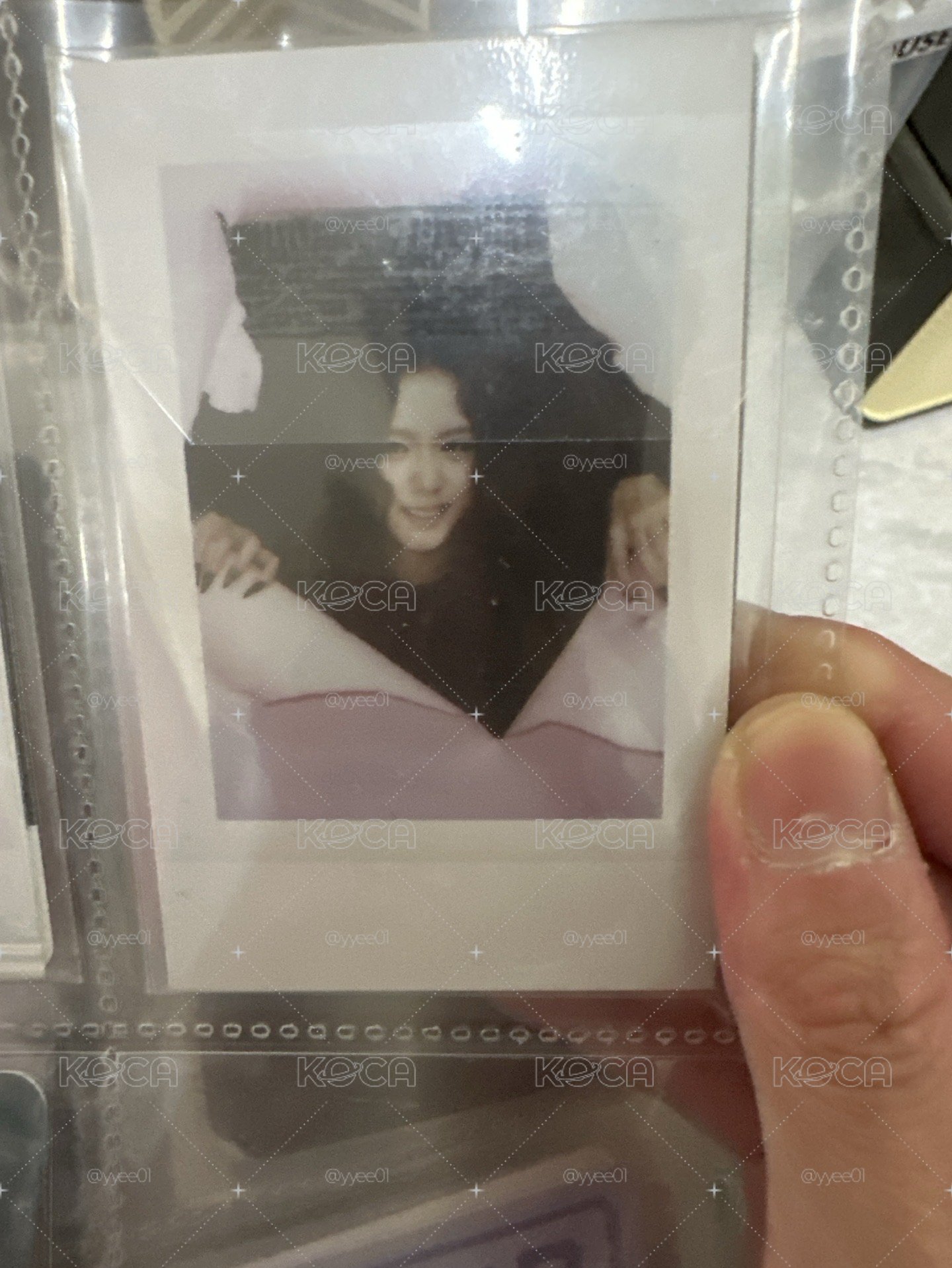 Blackpink jisoo AMORTAGE  特典卡 