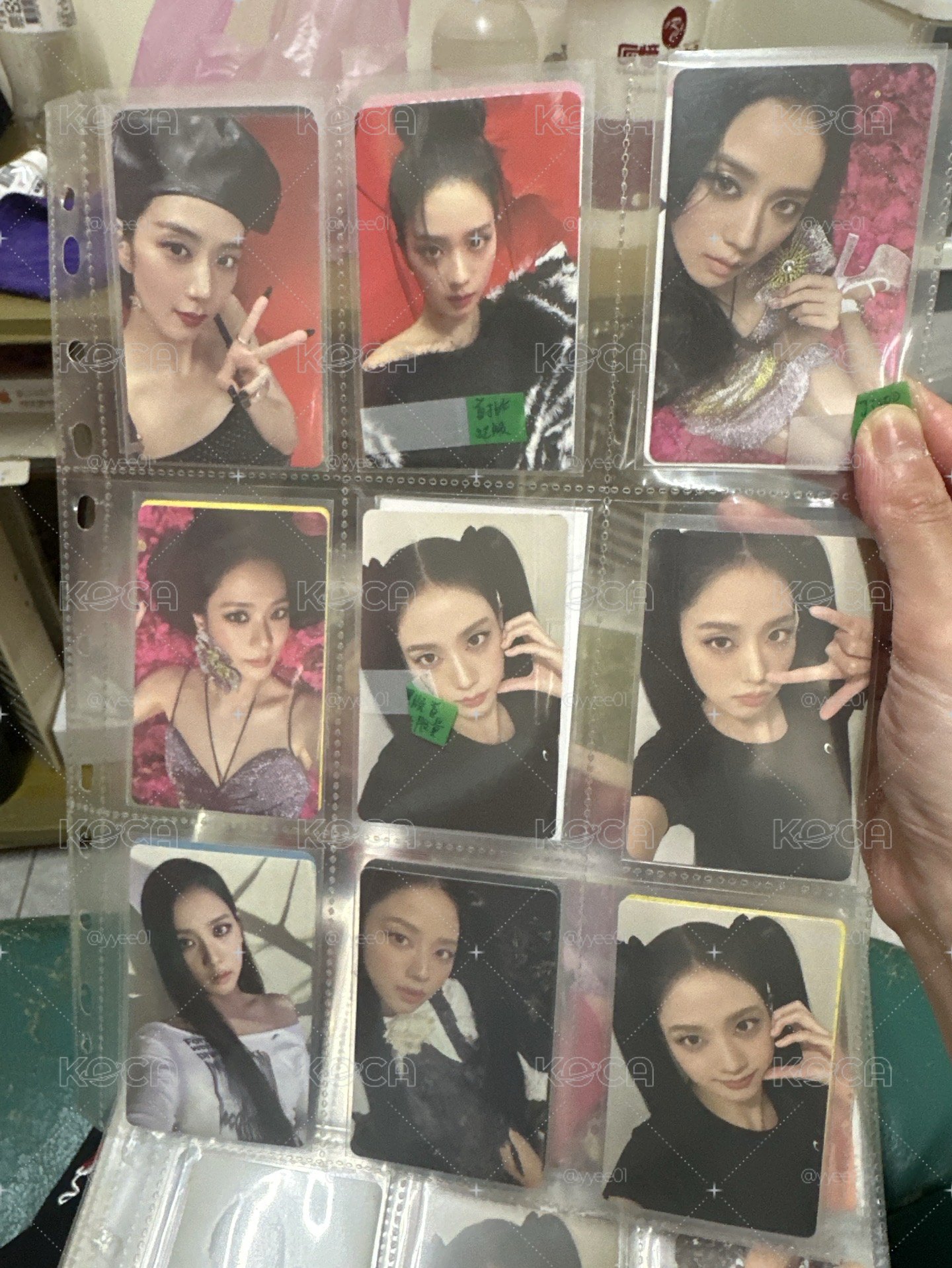 Blackpink jisoo ME 特典卡 全部24張