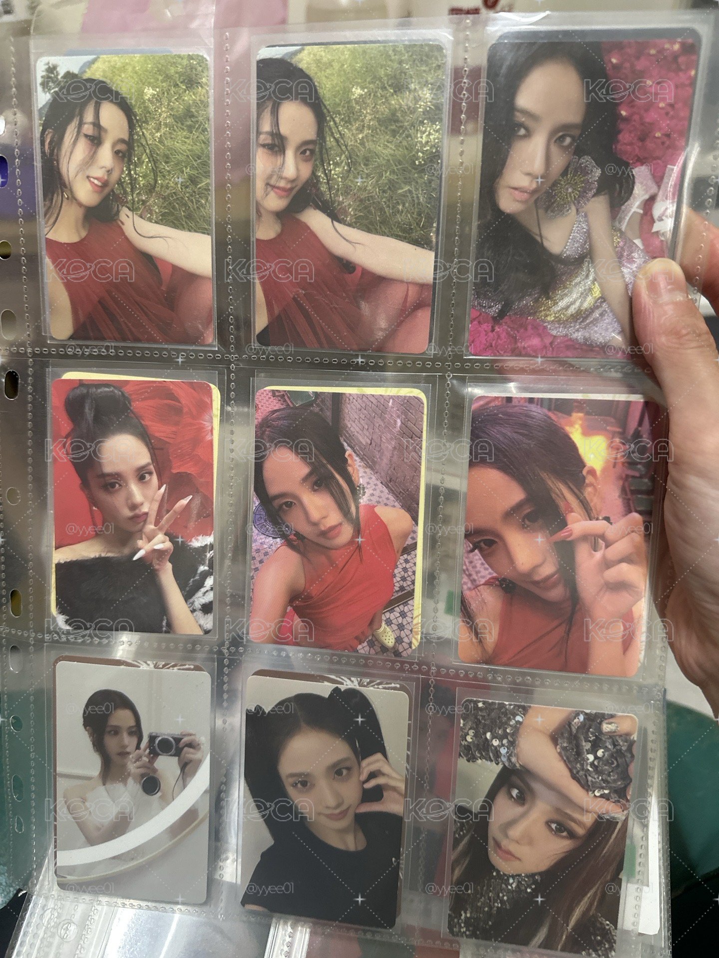 Blackpink jisoo ME 特典卡 全部24張