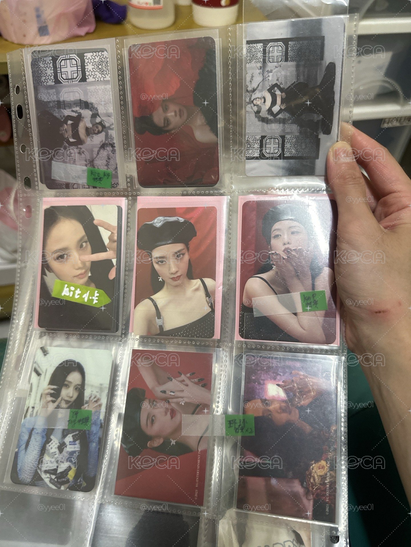 Blackpink jisoo ME 特典卡 全部24張