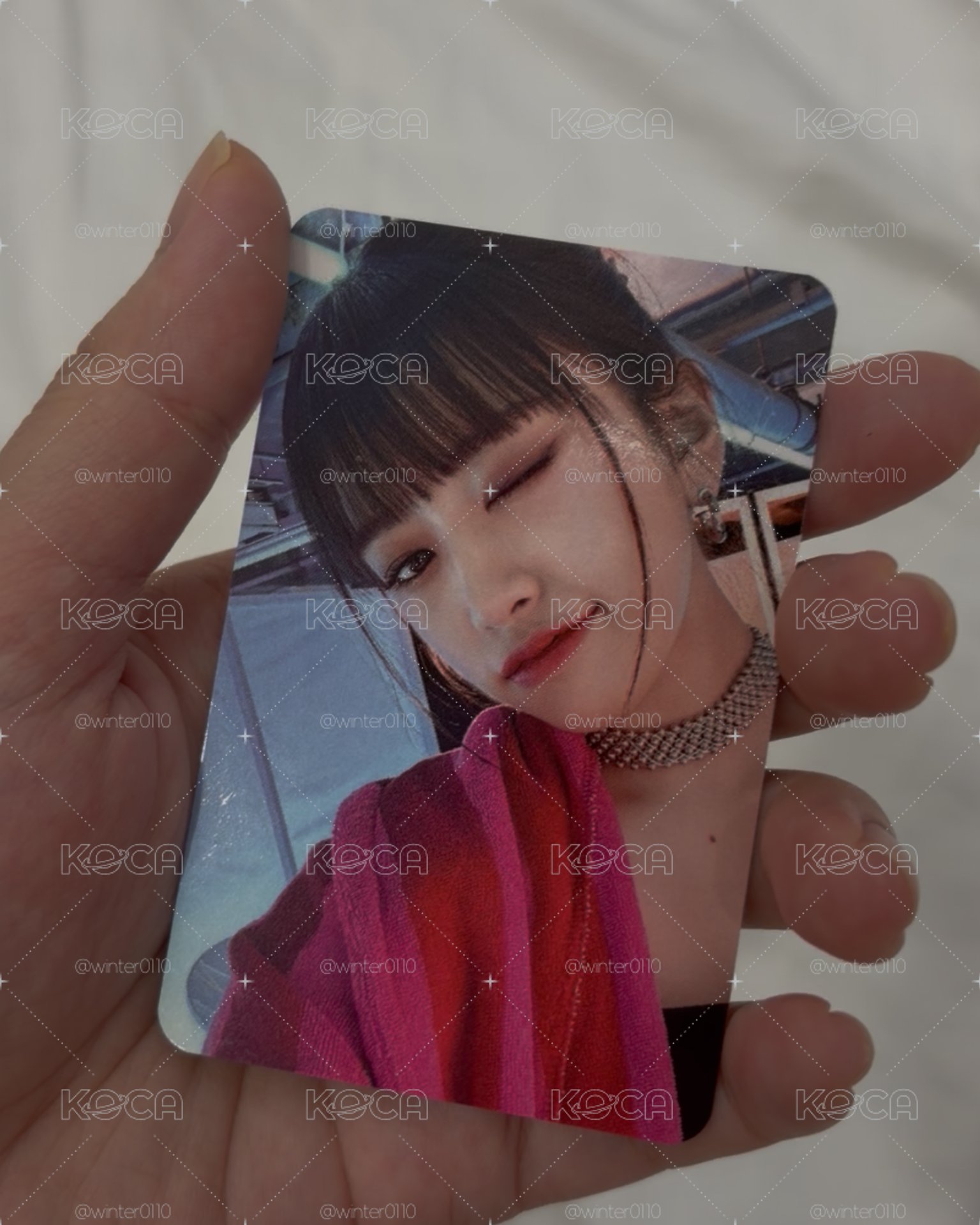 IVE 安俞真 yujin 打歌卡