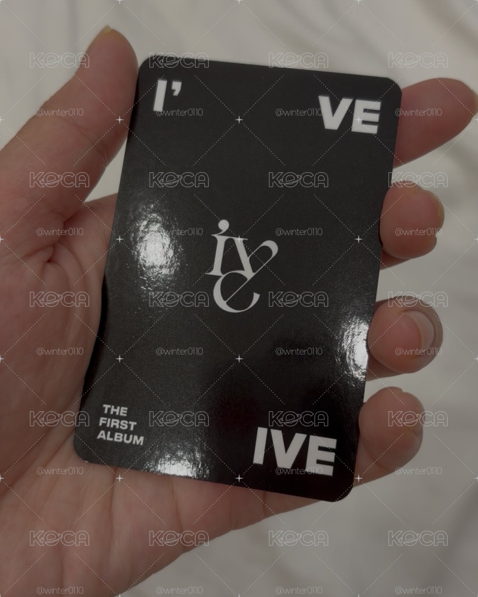IVE 安俞真 yujin 打歌卡
