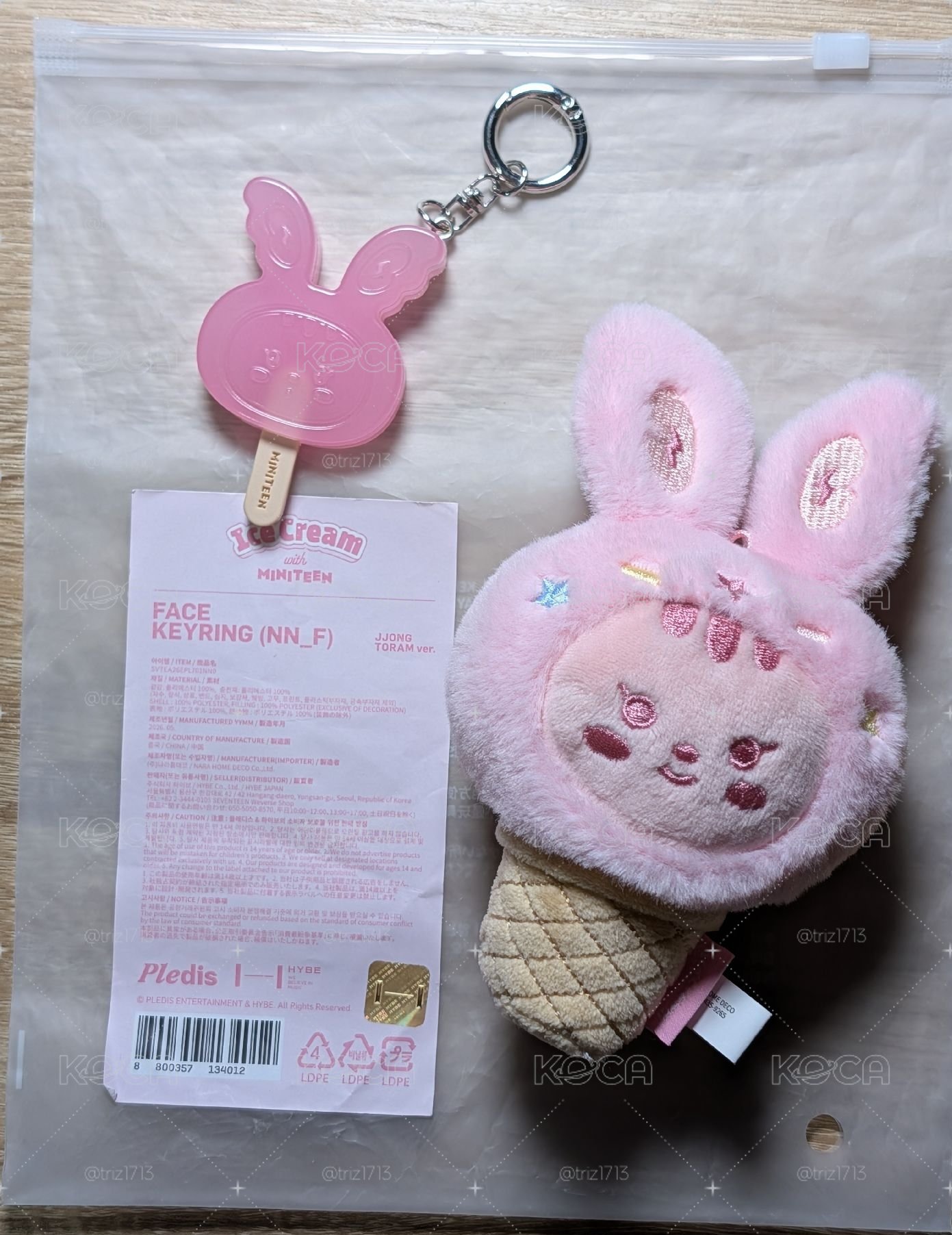 Ice Cream 淨漢組 甜筒漢+冰棒漢 (現貨)