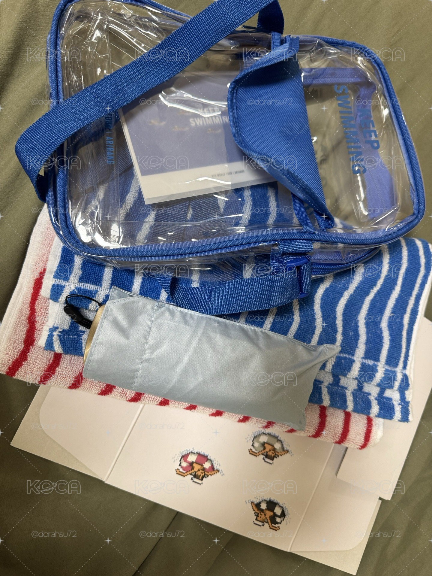 入場禮 包包+傘+信+毛巾