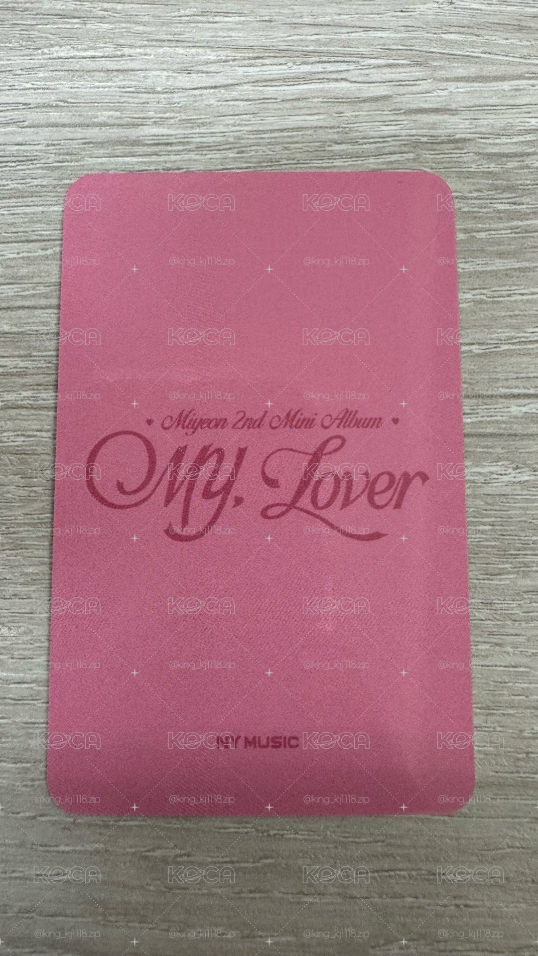 MY, Lover ny 楠藝 廣州 簽售卡 中國末場