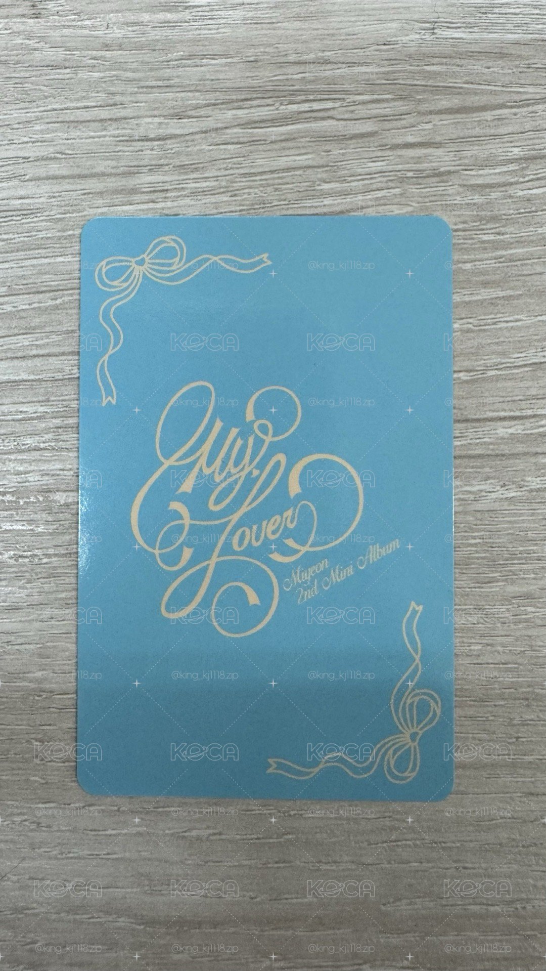 MY, Lover 泡泡摩奇 上海線下 簽售卡 