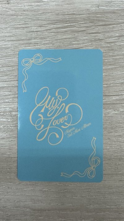 MY, Lover 泡泡摩奇 上海線下 簽售卡 